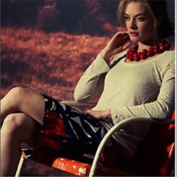 Anthropologie Moulinette Soeurs Fantastic Fields Poppy Pencil Skirt  Size 10 - Picture 2 of 10